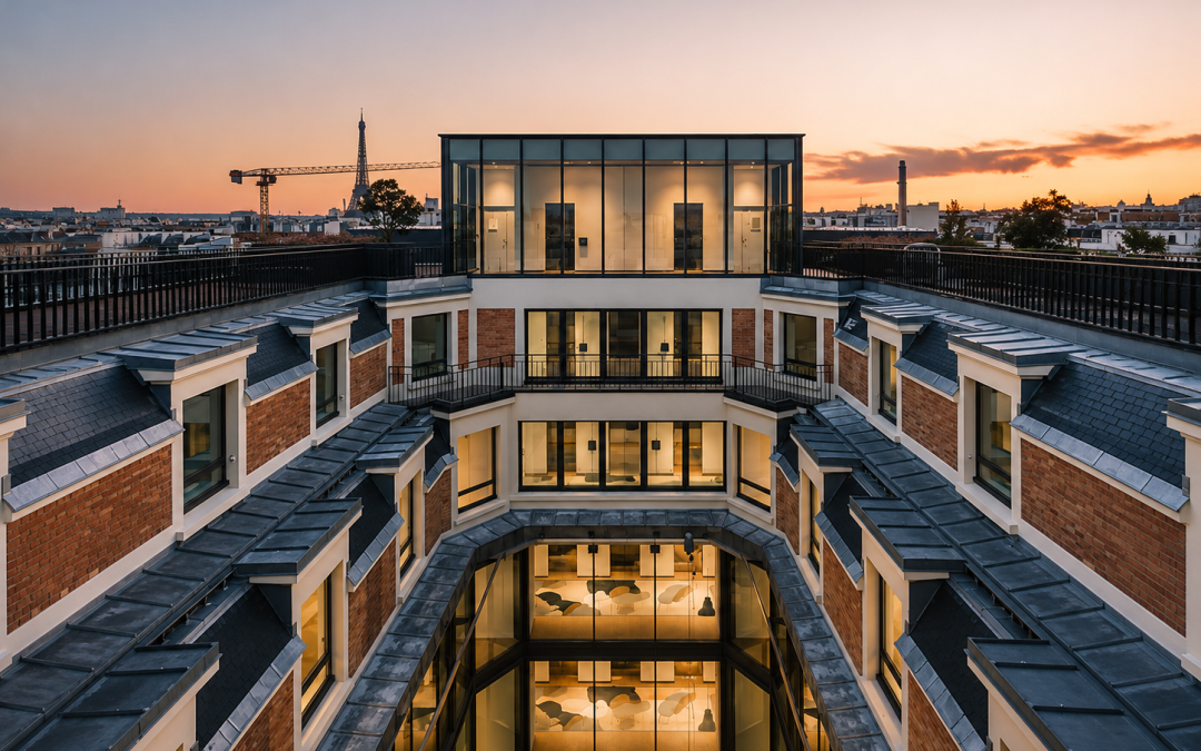 Réaménagement de bureaux – 39 Colisée, Paris